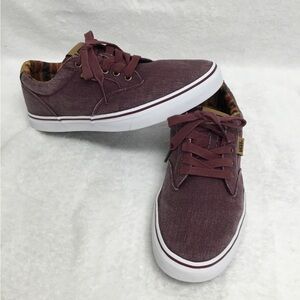 VANS Men’s Skate Shoes Red Cork SZ 9.5 LACE Up Low Top